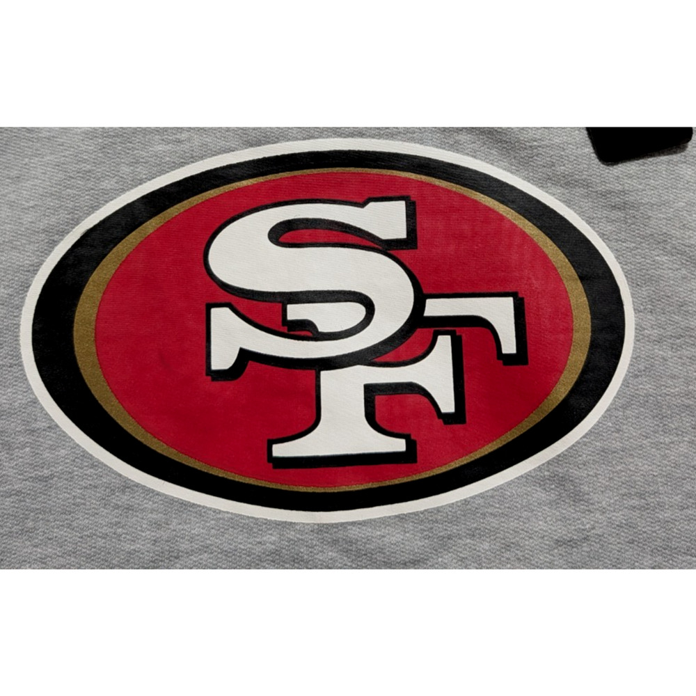 San Francisco 49ers Sweatshirt sz 2XLT big tall gray Fanatics NFL 0876 - Picture 2 of 4